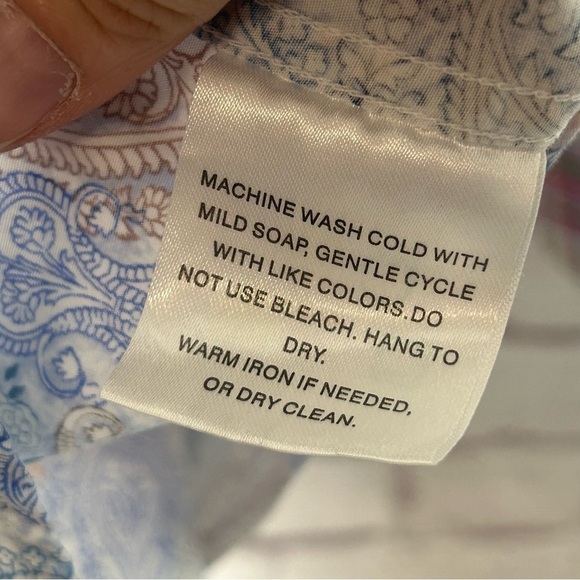 Tallia Men’s Paisley Print Button Down Business Casual Shirt - Picture 10 of 12